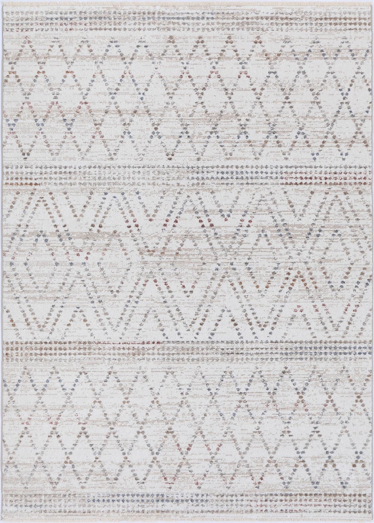 Contemporary abstract synthetic floor rug 120 x 170cm view 1
