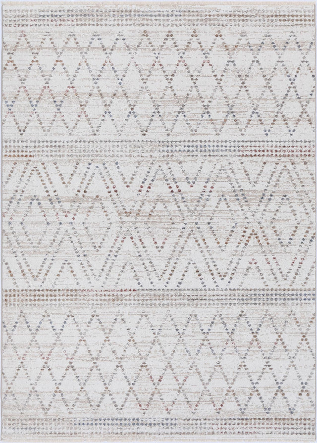 Contemporary abstract synthetic floor rug 120 x 170cm view 1