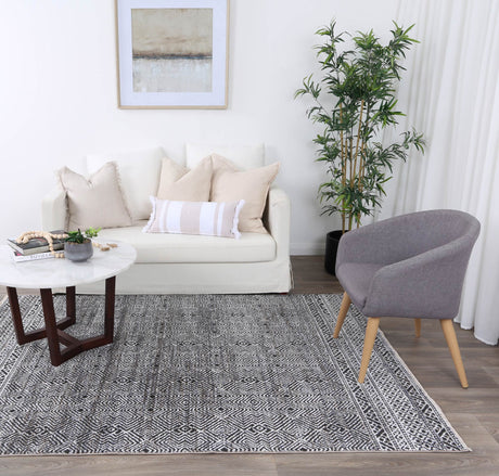 Contemporary synthetic floor rug, 200 x 290 cm