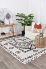 Plush shaggy polyester floor rug 240x330cm