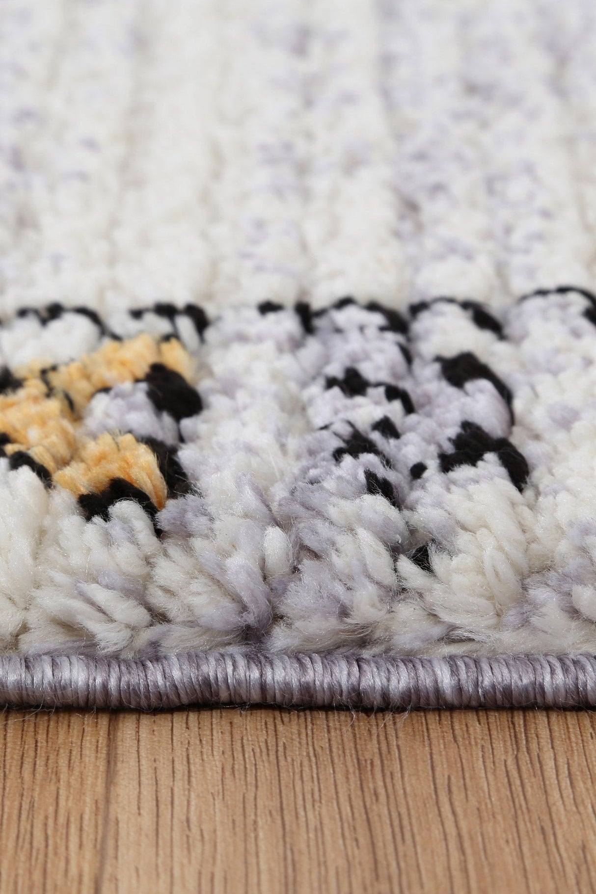 Plush shaggy polyester floor rug 240x330cm