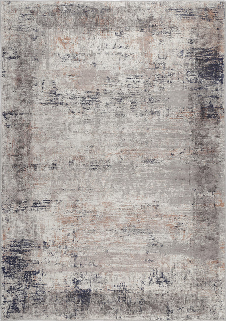 Distressed Vintage Floor Rug Ash Beige 240 x 330cm