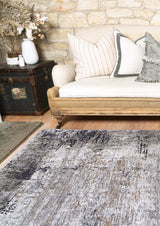 Distressed Vintage Floor Rug Ash Beige 240 x 330cm, view 2