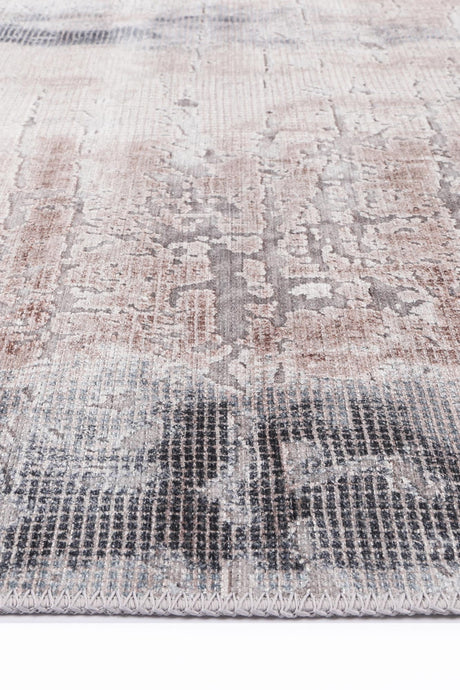 Distressed Vintage Floor Rug Ash Ivory 240 x 330cm, view 3