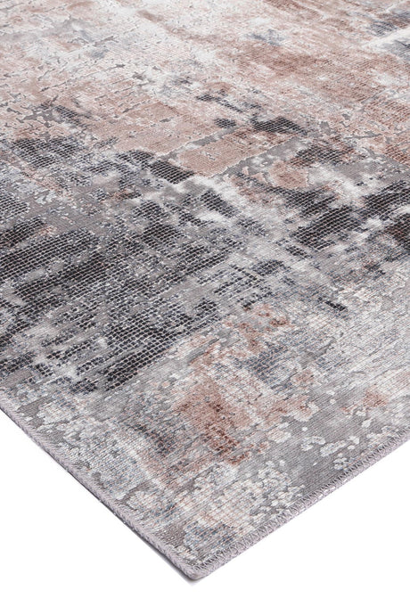 Distressed Vintage Floor Rug Ash Ivory 240 x 330cm, view 4