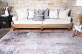 Distressed Vintage Floor Rug Ash Ivory 240 x 330cm, view 6