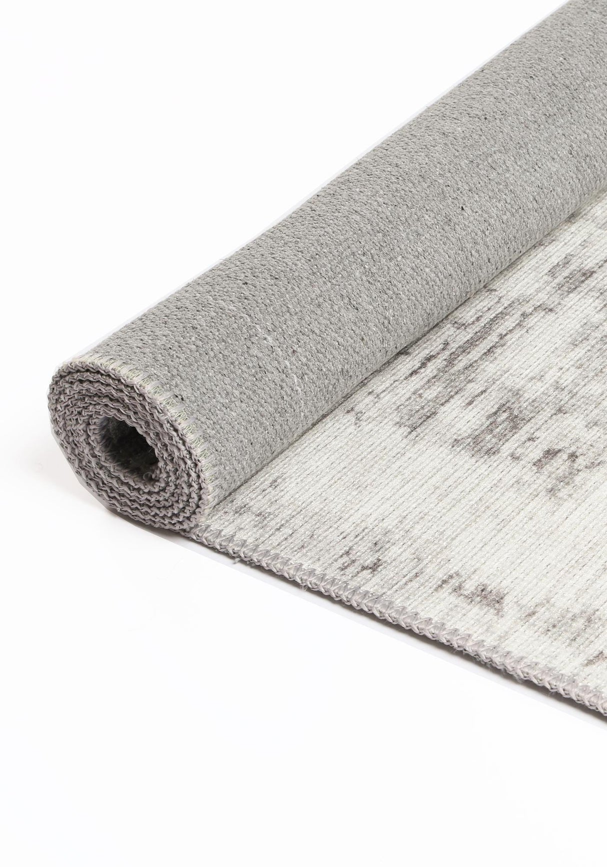 Distressed Vintage Floor Rug, Ivory 280x380cm