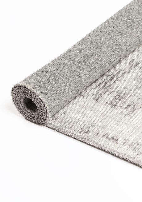 Distressed Vintage Floor Rug, Ivory 280x380cm