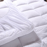 Luxury Bamboo Cotton Mattress Topper — Hotel Quality, Box Cassette, Hypoallergenic — Allure Home Collections