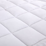 Luxury Bamboo Cotton Fitted Mattress Topper — King Single, Box Cassette — Allure Home Collections