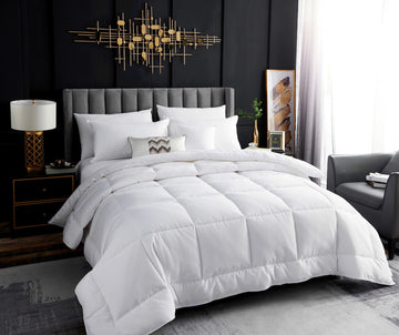 Ultra Warm Winter Weight Down Alternative Quilt Doona — 800gsm Double, Hypoallergenic — Allure Home Collections