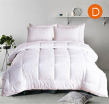 Down Alternative Quilt Doona — 500gsm Single, Microfibre, Hypoallergenic — Allure Home Collections