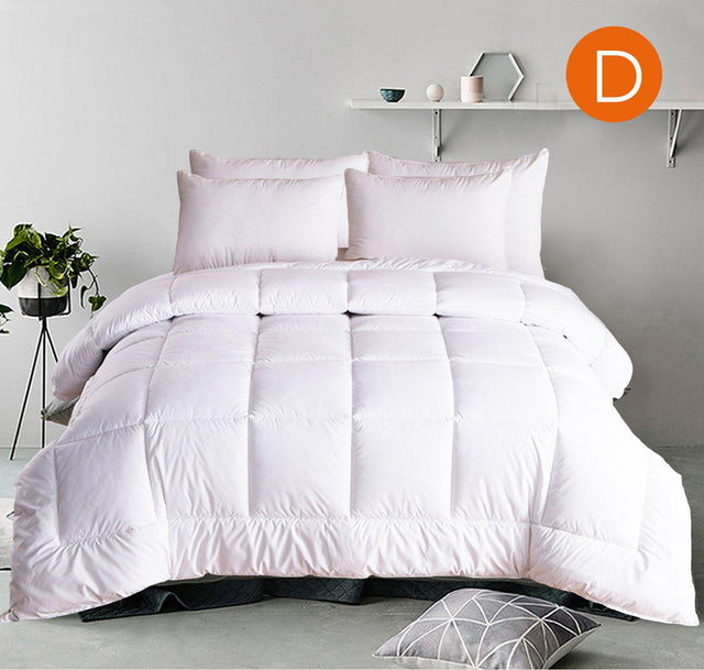 Down Alternative Quilt Doona — 500gsm Super King, Microfibre, Hypoallergenic — Allure Home Collections