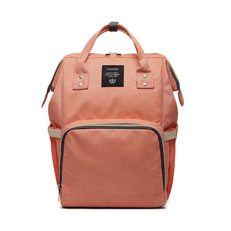 Multifunction Nappy Changing Backpack, Pink Grey