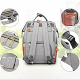 Multifunction Nappy Changing Backpack, Light Grey