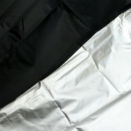 Round Outdoor Table Cover, Black 230cm
