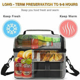 Saltwater Insulated Lunch Bag Box Tote, 8L, Rose Red