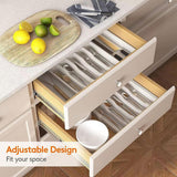 Brixham Telescopic Cutlery Storage Tray, White