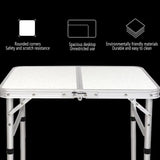 Yankalilla Aluminium Folding Camping Table, Silver