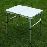 Yankalilla Aluminium Folding Camping Table, Silver