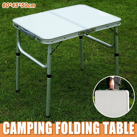 Yankalilla Aluminium Folding Camping Table, Silver