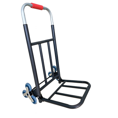 Folding hand trolley stair climber tri wheel heavy duty