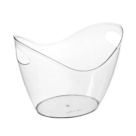 2 piece 3.5L clear ice bucket set