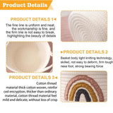 Beer Rainbow Cotton Rope Storage Basket, Large