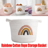 Beer Rainbow Cotton Rope Storage Basket, Large