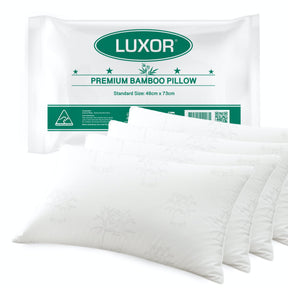 Dunk bamboo cooling pillows standard set of four