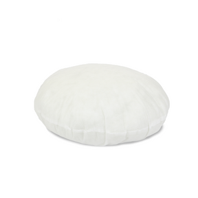 Ouarzazate round hotel cushion insert pair 60cm polyester fill