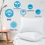 Puredown Goose Down and Feather King Pillow Inserts — Set of 2, 100% Cotton Cover — Allure Home Collections