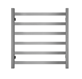 Elegant Brushed Nickel Heated Towel Rack