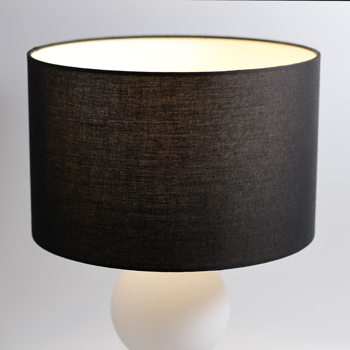 Textured Glass Orb Floor Lamp Pewter