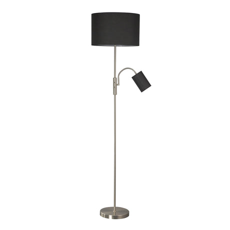 Cylinya Mother and Child Floor Lamp — Black Dual-Light Design — Allure Home Collections