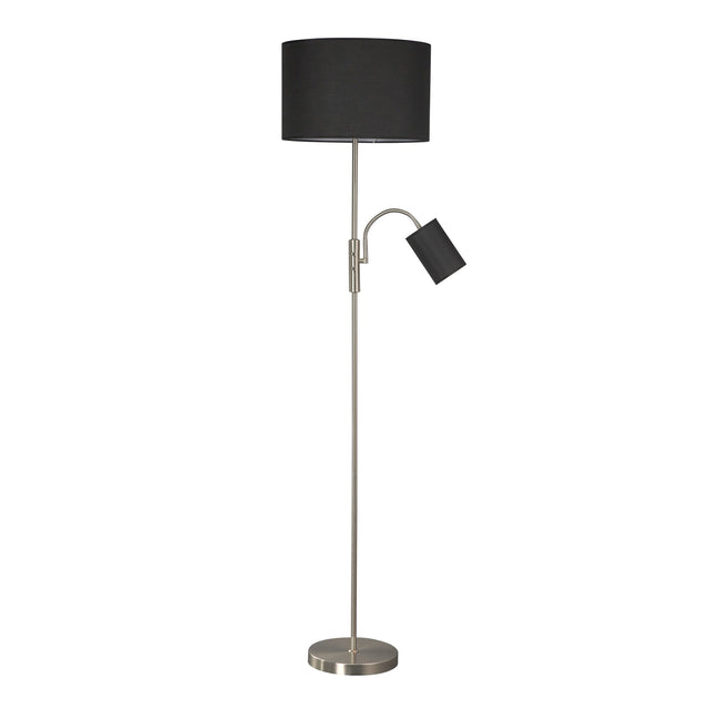 Cylinya Mother and Child Floor Lamp — Black Dual-Light Design — Allure Home Collections