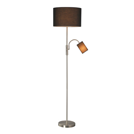 Cylinya Mother and Child Floor Lamp — Black Dual-Light Design — Allure Home Collections