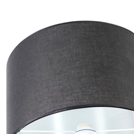 Cylinya Mother and Child Floor Lamp — Black Dual-Light Design — Allure Home Collections