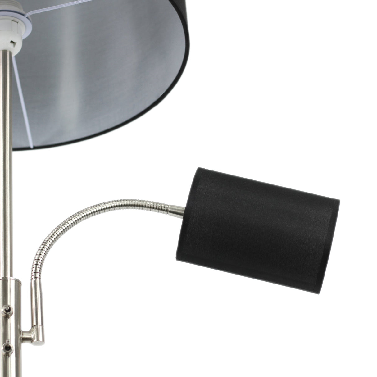 Cylinya Mother and Child Floor Lamp — Black Dual-Light Design — Allure Home Collections