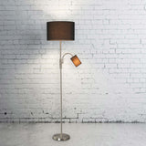 Cylinya Mother and Child Floor Lamp — Black Dual-Light Design — Allure Home Collections