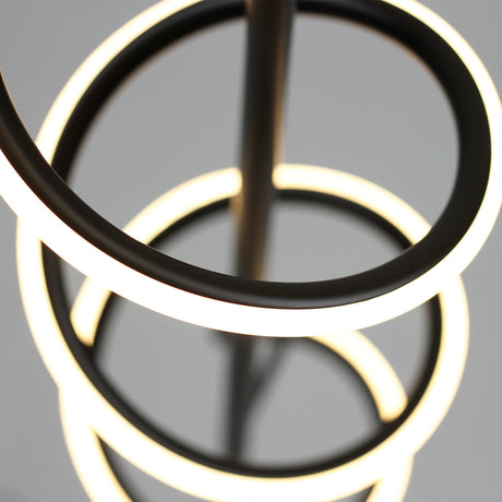 Modern Black LED Floor Lamp for All Spaces