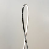 Infinity effect LED floor lamp in chrome
