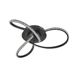 Irie Dimmable 3-Light LED Ceiling Light — Black — Allure Home Collections