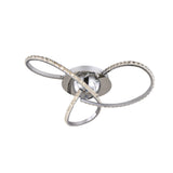 Irie Dimmable 3-Light LED Ceiling Light — Chrome — Allure Home Collections
