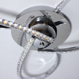 Irie Dimmable 3-Light LED Ceiling Light — Chrome — Allure Home Collections