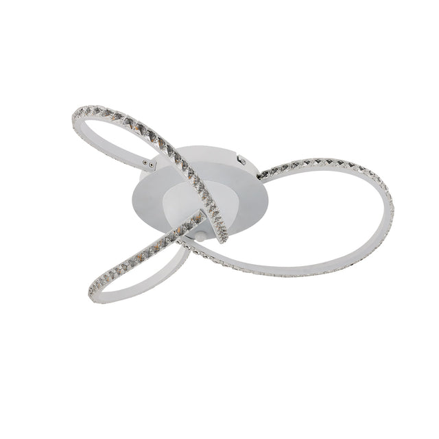 Irie Dimmable 3-Light LED Ceiling Light — White — Allure Home Collections