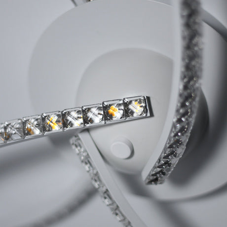 Irie Dimmable 3-Light LED Ceiling Light — White — Allure Home Collections