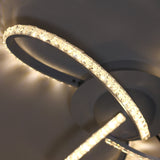 Irie Dimmable 3-Light LED Ceiling Light — White — Allure Home Collections
