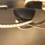 Irie Dimmable 3-Light LED Ceiling Light — White — Allure Home Collections