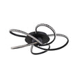 Irie Dimmable 5-Light LED Ceiling Light — Black — Allure Home Collections